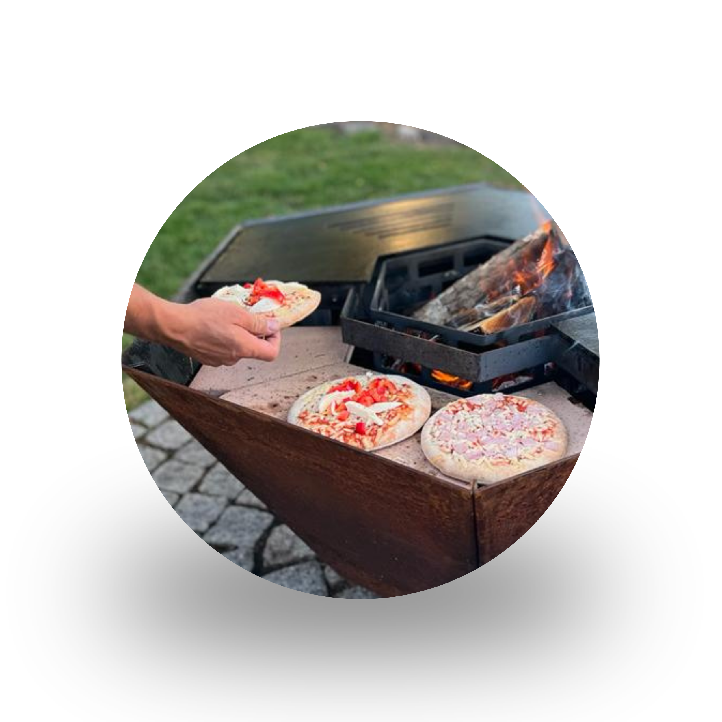 Pizzaofeneinsatz